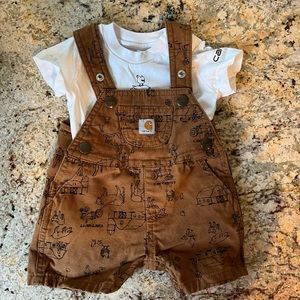 Carhartt Onesie & Bibs, 3 Month